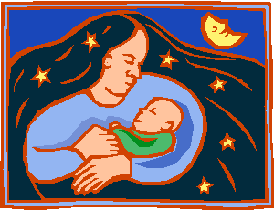 женщина с ребенком